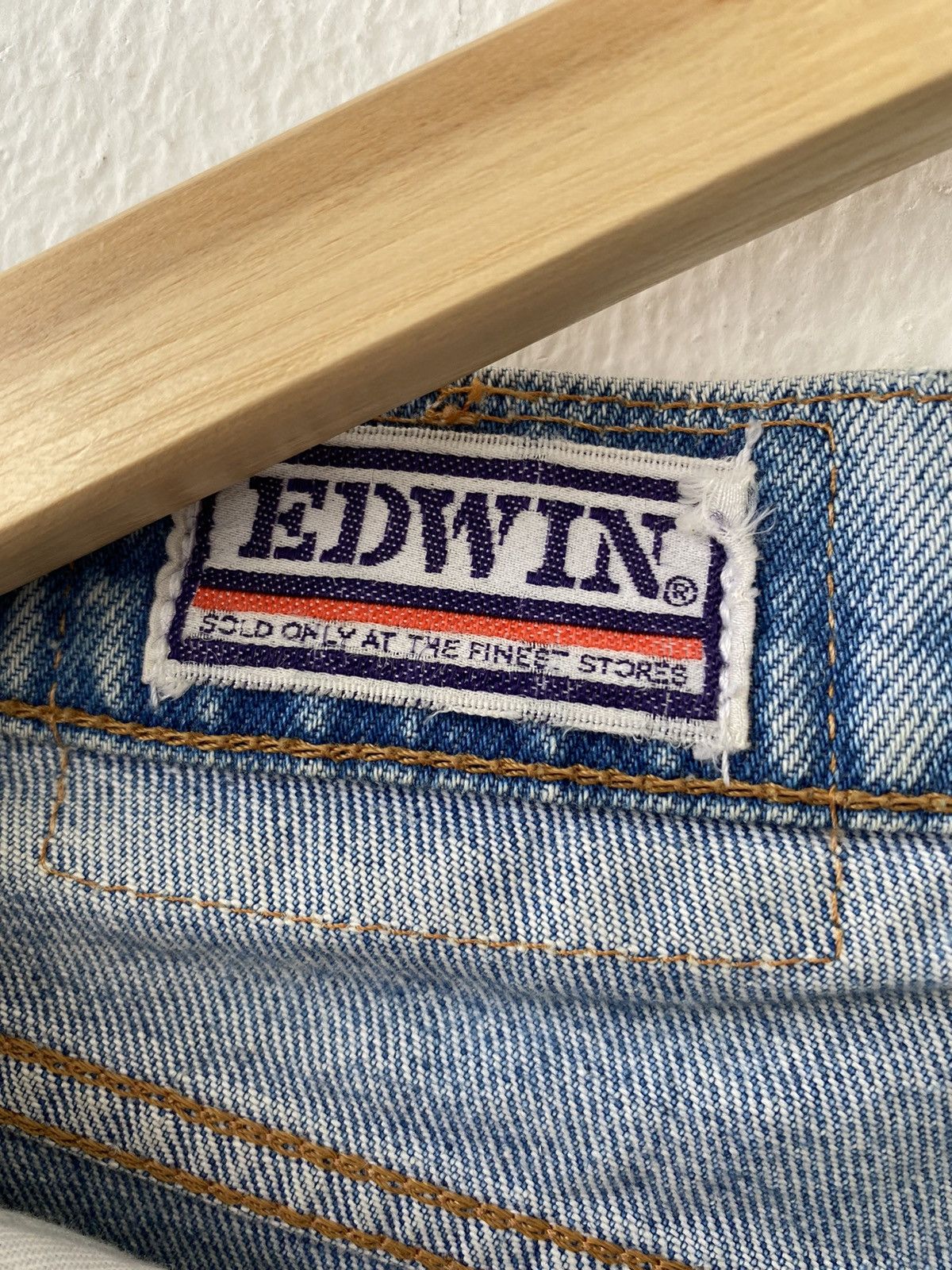 Edwin × Vintage Vintage Edwin Patches Denim Jeans Size US 31 - 7 Thumbnail