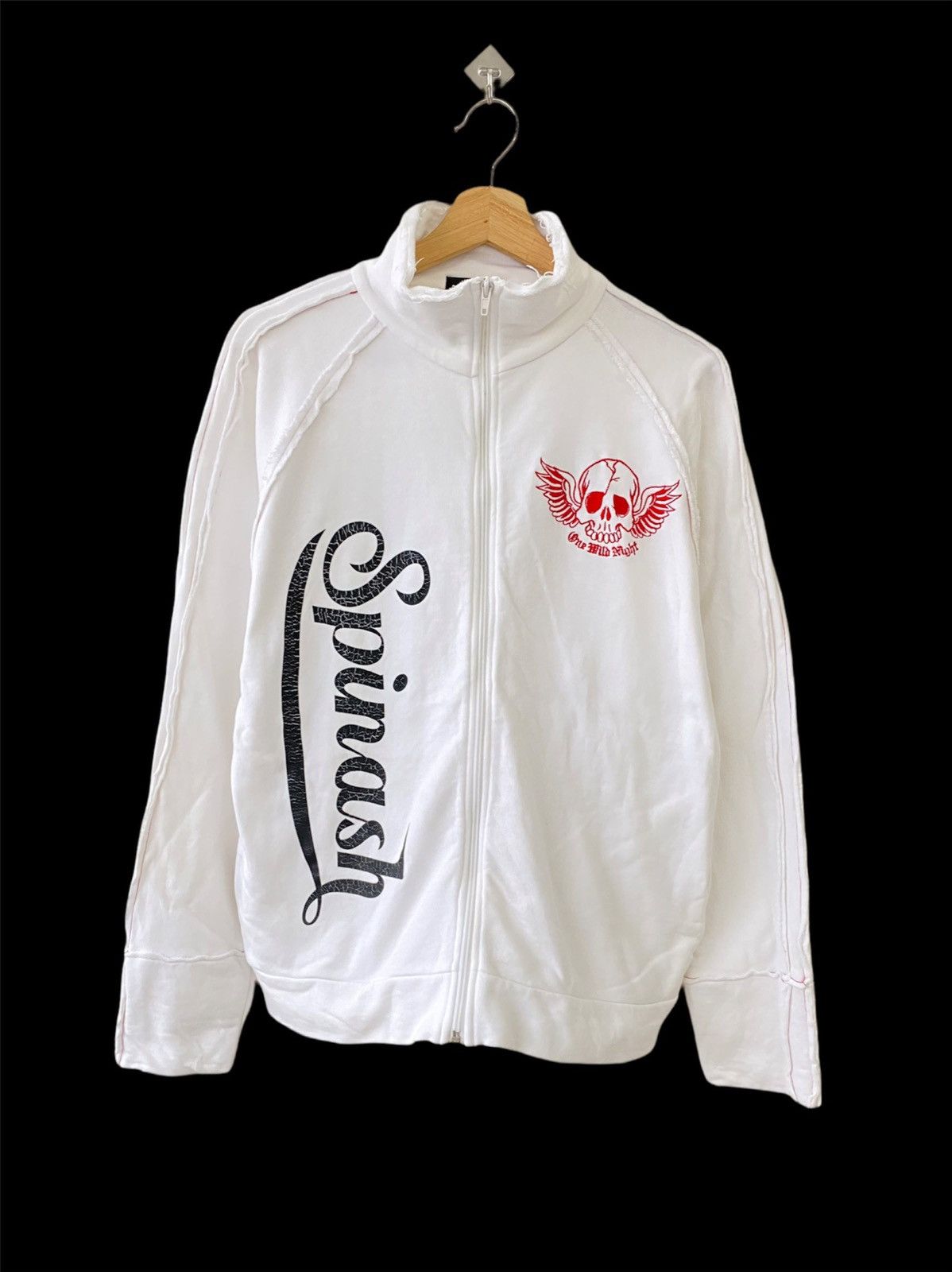 Japanese Brand Spinash One Mild Night Zip Ups Sweater Size US M / EU 48-50 / 2 - 2 Thumbnail