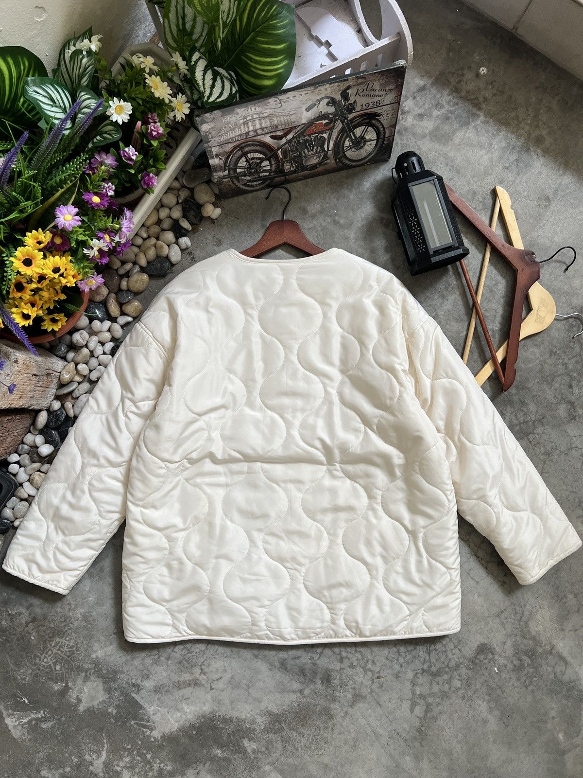 Japanese Brand × Vintage Vintage 🖤 Gu Deep Pile Sherpa Riversible Cardigan Jacket Size US XL / EU 56 / 4 - 13 Thumbnail