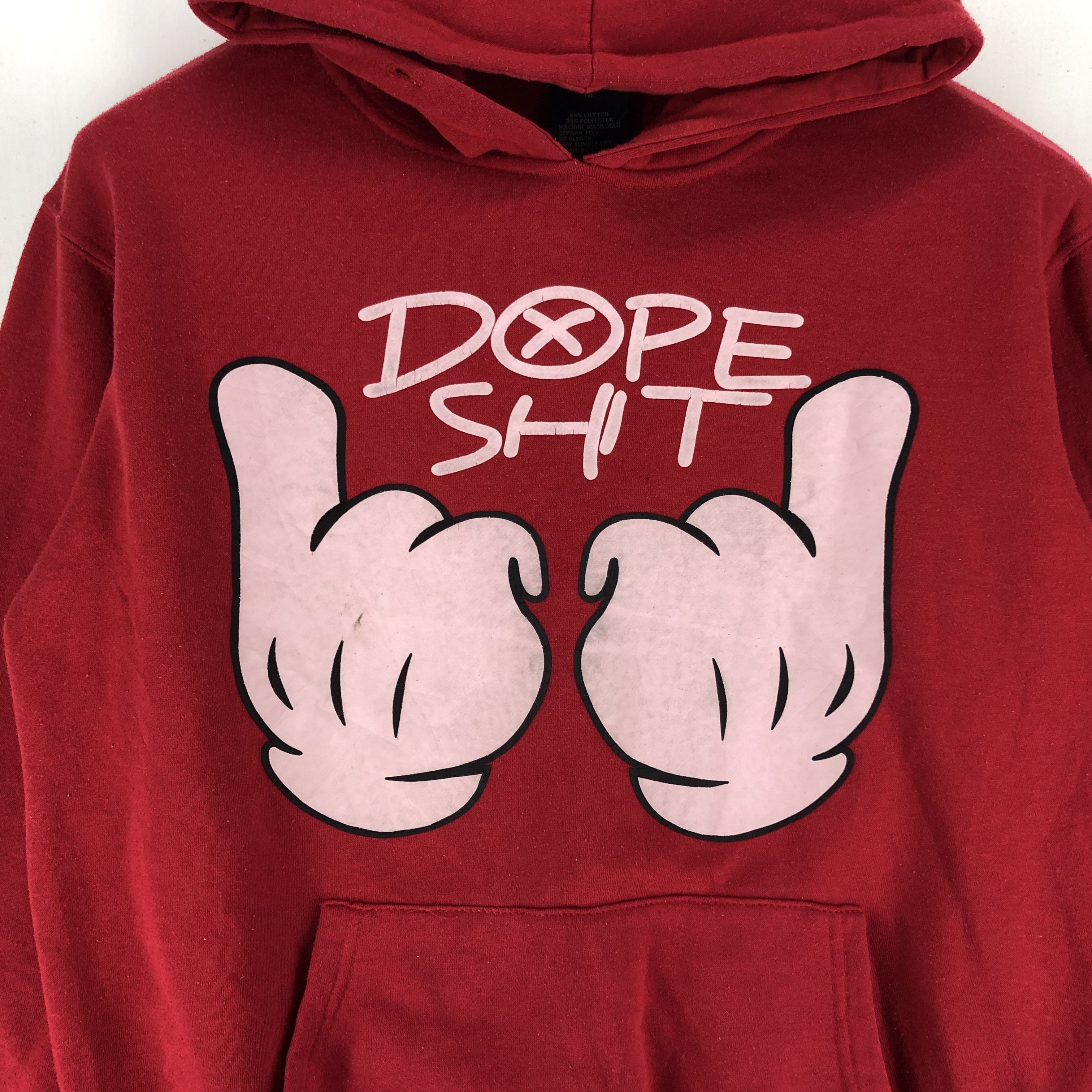 Japanese Brand DOPE SHIT Hoodie Pullover #2060-70 Size US M / EU 48-50 / 2 - 2 Thumbnail