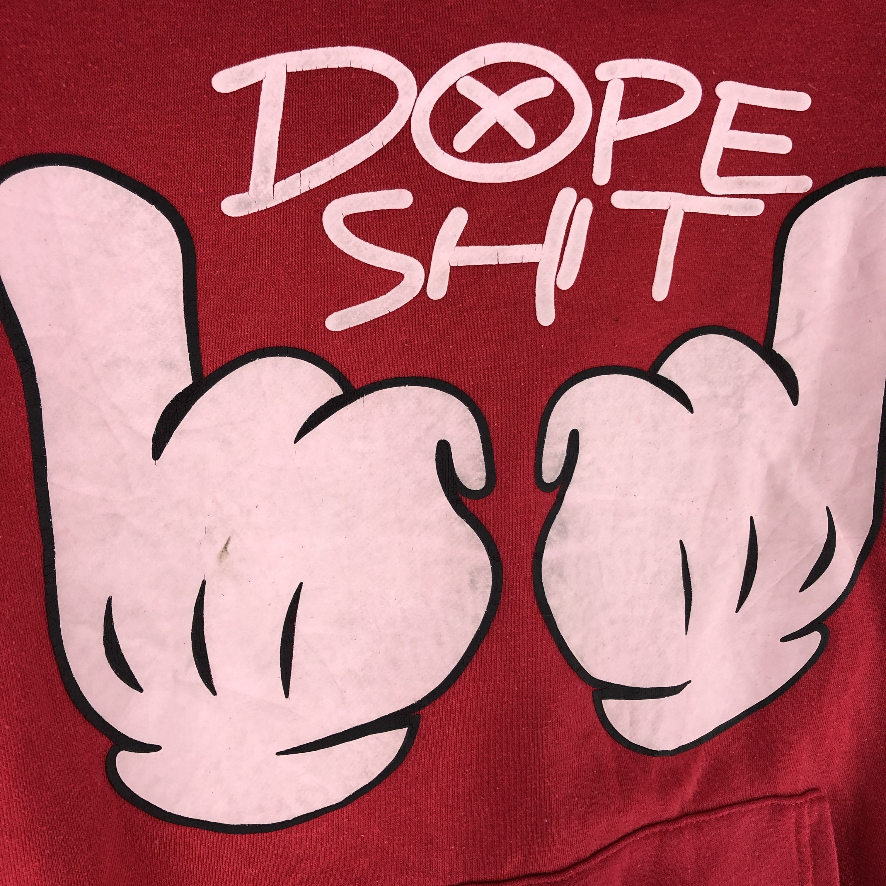 Japanese Brand DOPE SHIT Hoodie Pullover #2060-70 Size US M / EU 48-50 / 2 - 3 Thumbnail