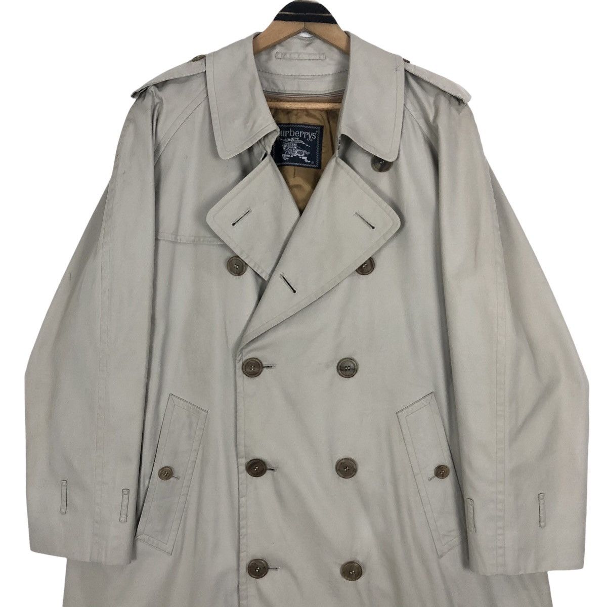 Burberry Vintage Burberrys Double Breasted Trench Coat Size US L / EU 52-54 / 3 - 5 Thumbnail