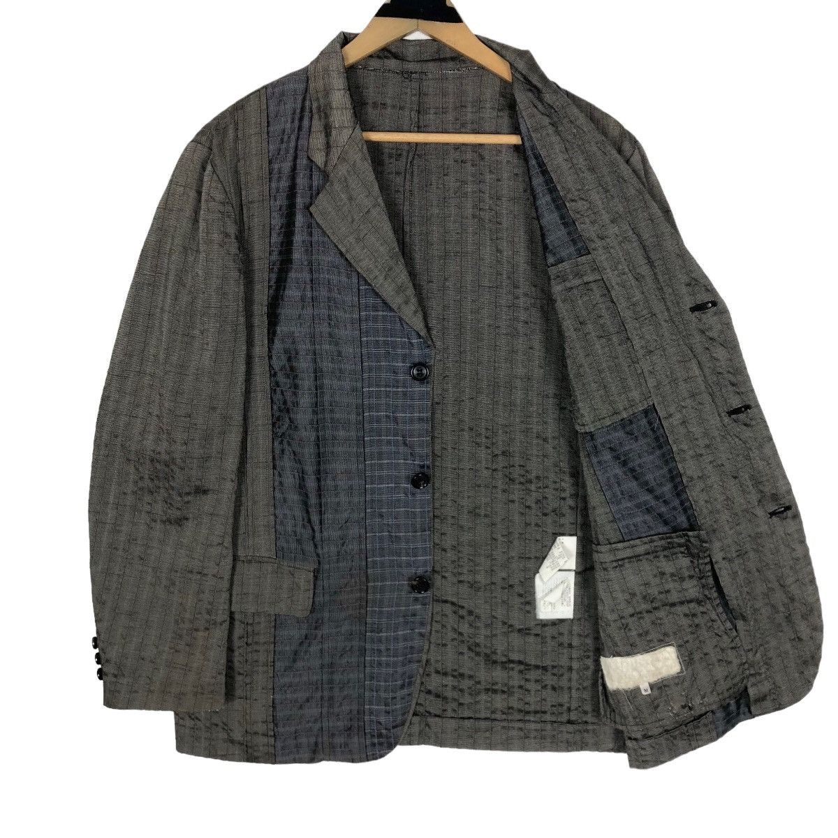 Comme des Garcons Vintage 90s Comme Des Garcons Homme Plus Patchwork Coat Size US M / EU 48-50 / 2 - 7 Thumbnail