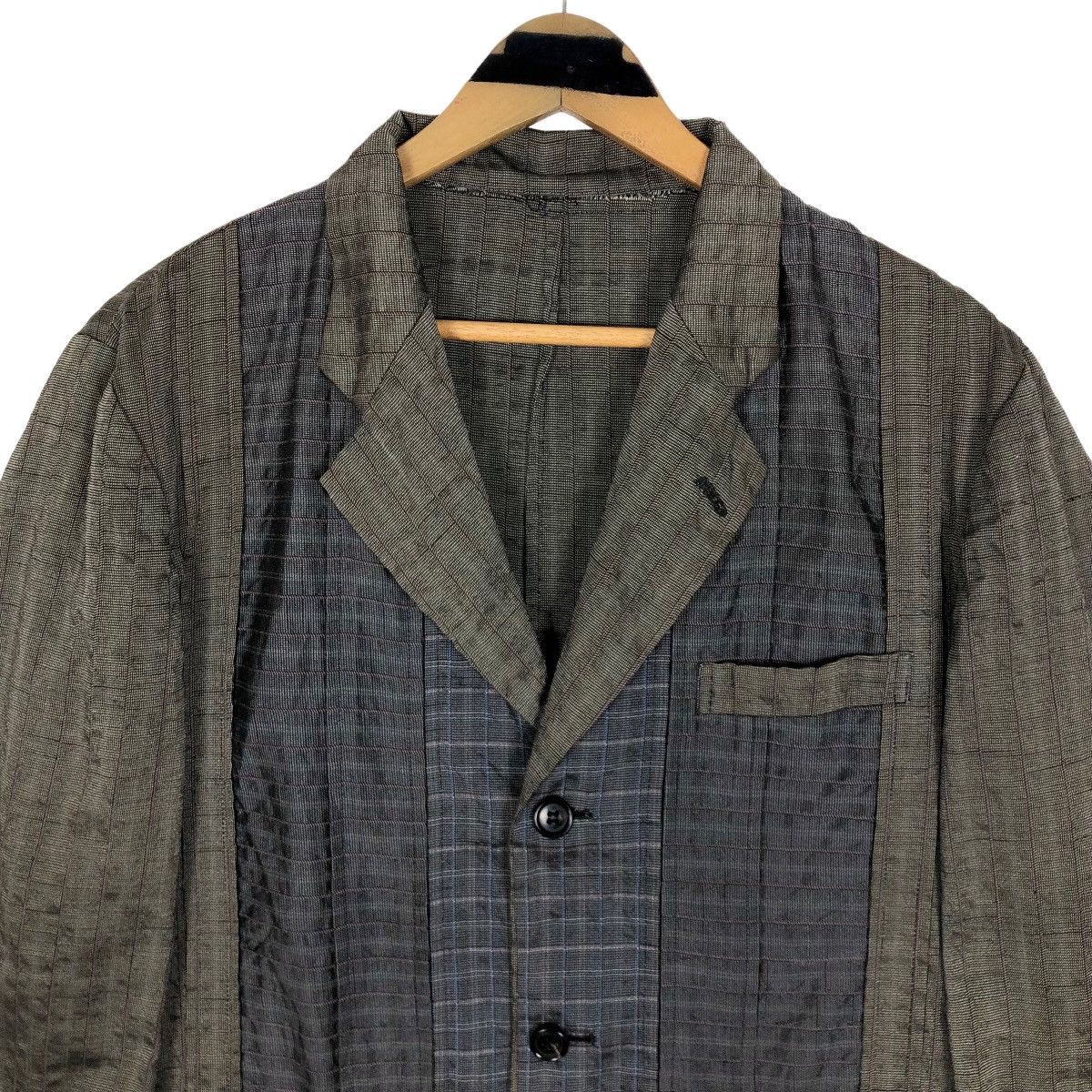 Comme des Garcons Vintage 90s Comme Des Garcons Homme Plus Patchwork Coat Size US M / EU 48-50 / 2 - 5 Thumbnail