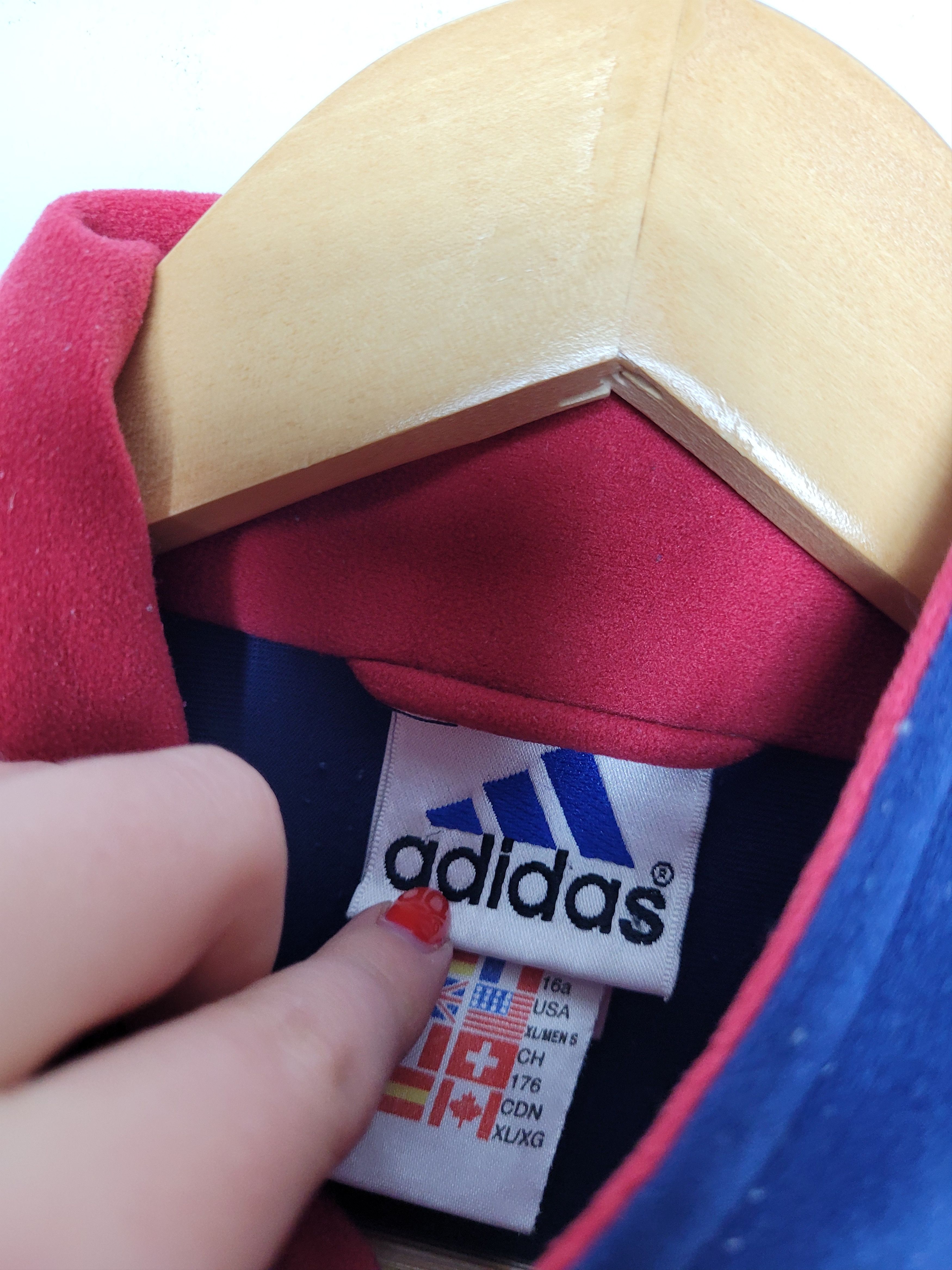 Adidas × Vintage Adidas vintage 90s zip Size US S / EU 44-46 / 1 - 7 Thumbnail