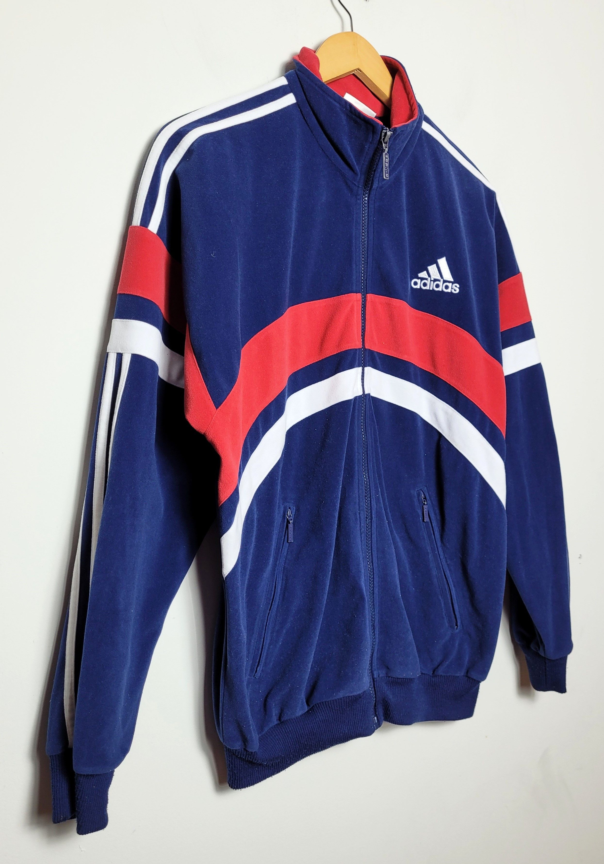 Adidas × Vintage Adidas vintage 90s zip Size US S / EU 44-46 / 1 - 3 Thumbnail