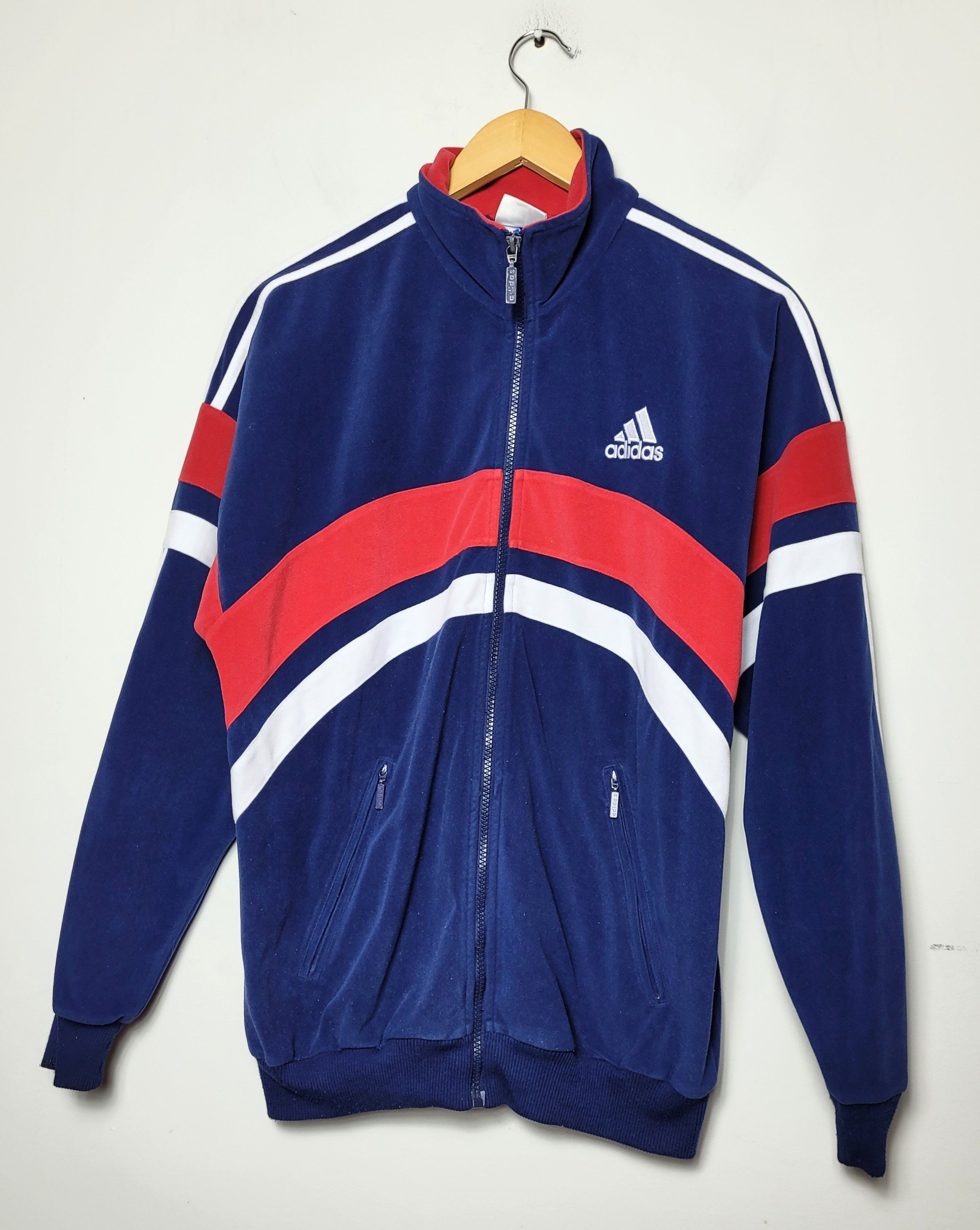 Adidas × Vintage Adidas vintage 90s zip Size US S / EU 44-46 / 1 - 1 Thumbnail