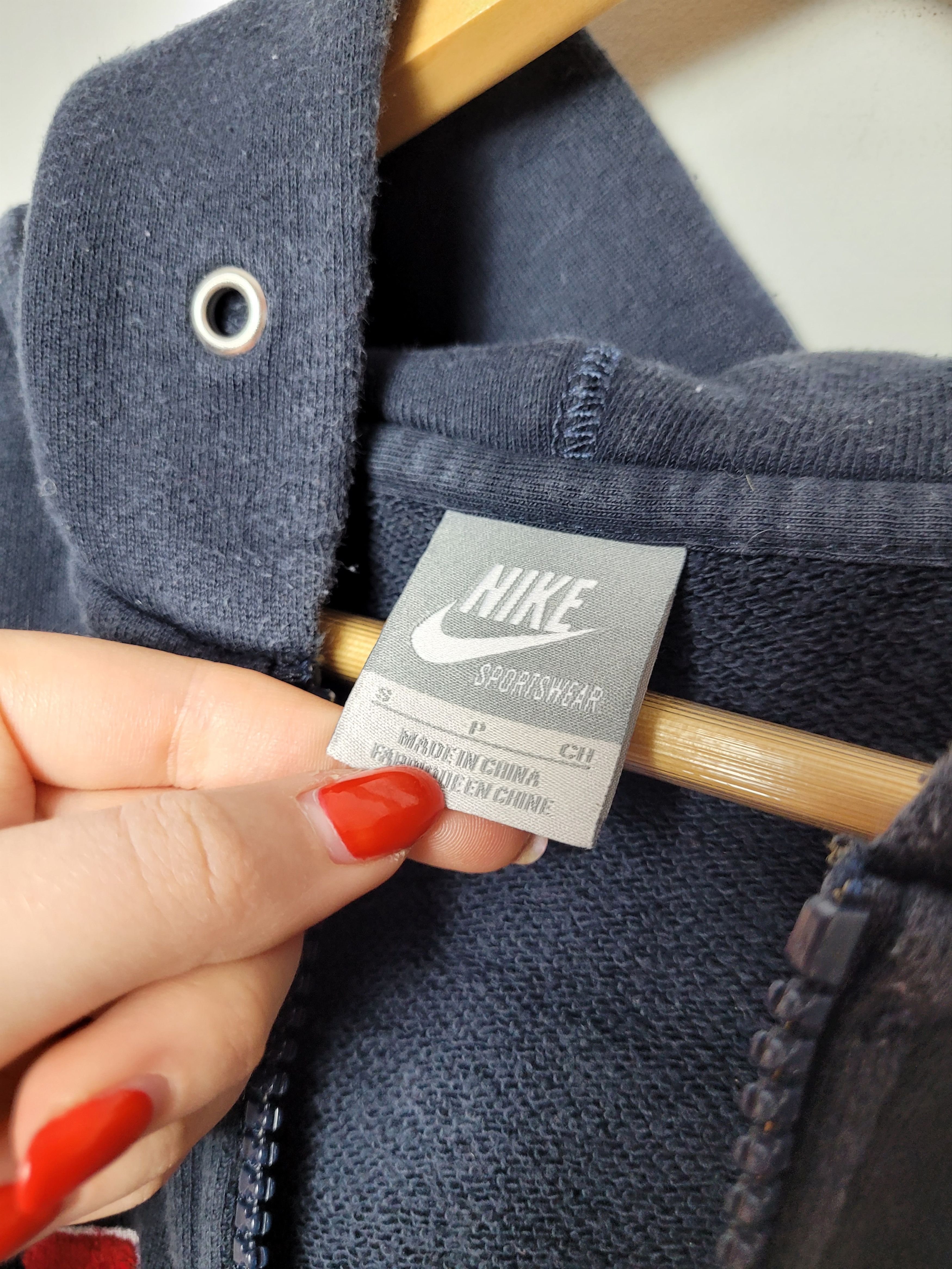 Nike Nike y2k spellout zip hoodie Size US S / EU 44-46 / 1 - 5 Thumbnail