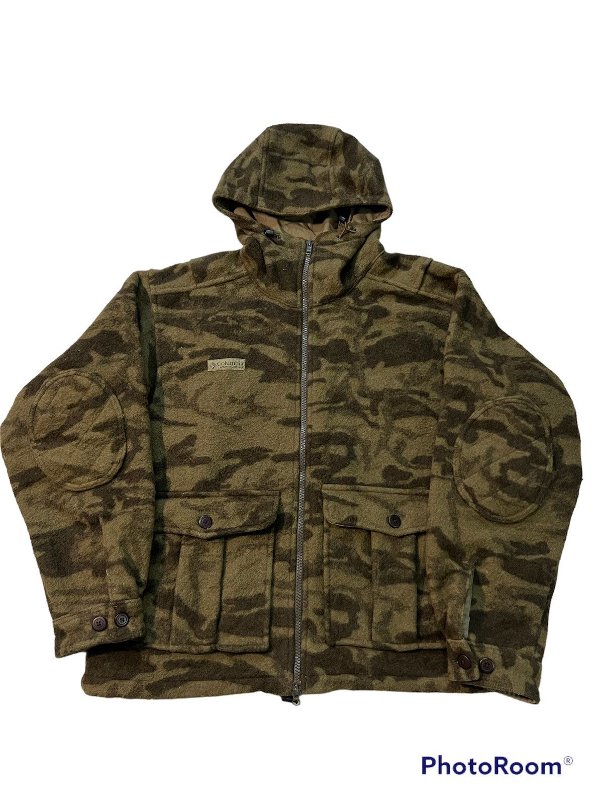 Columbia wool discount camo jacket