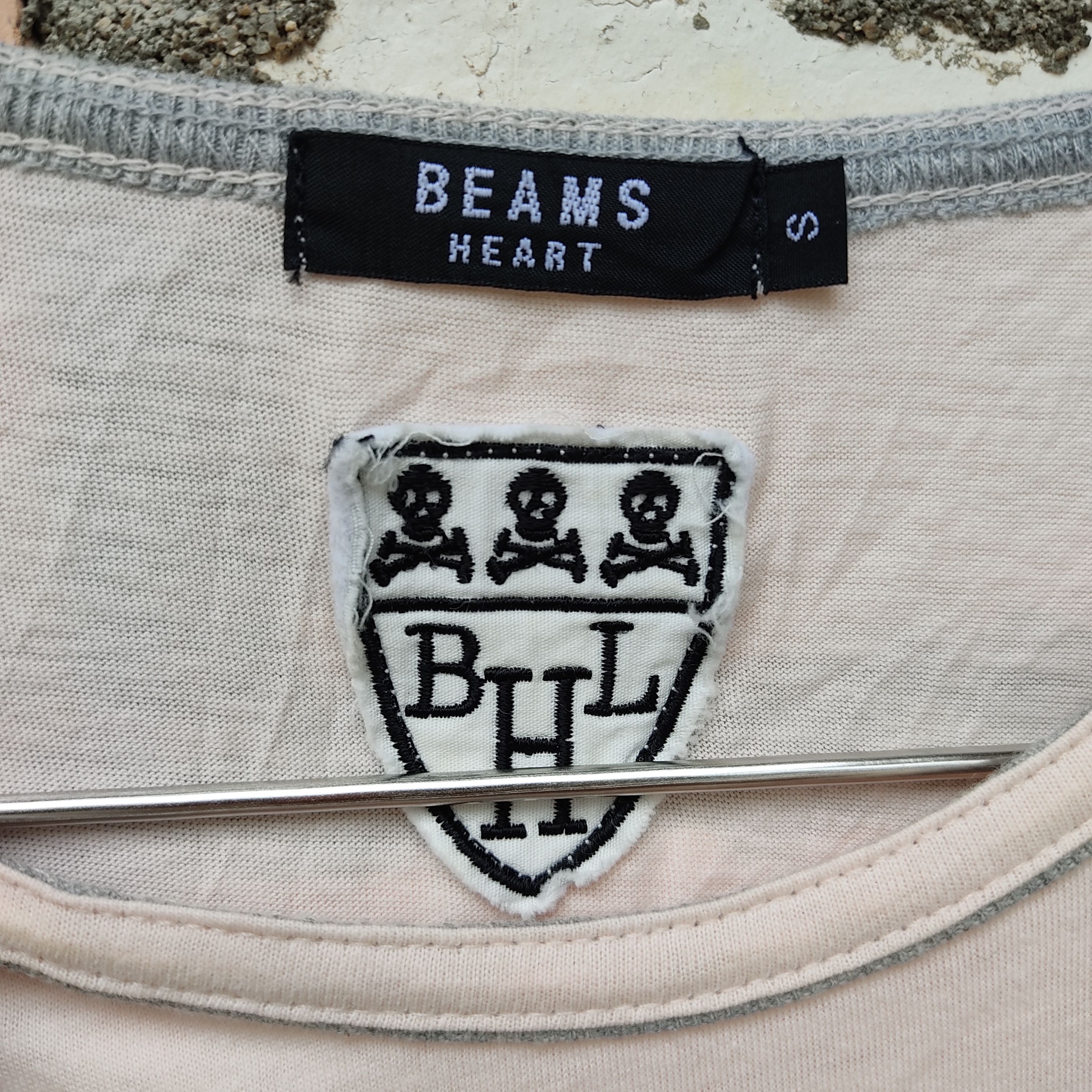 Beams Plus Beams Heart BHL Skull Design Graphic Size US S / EU 44-46 / 1 - 5 Thumbnail
