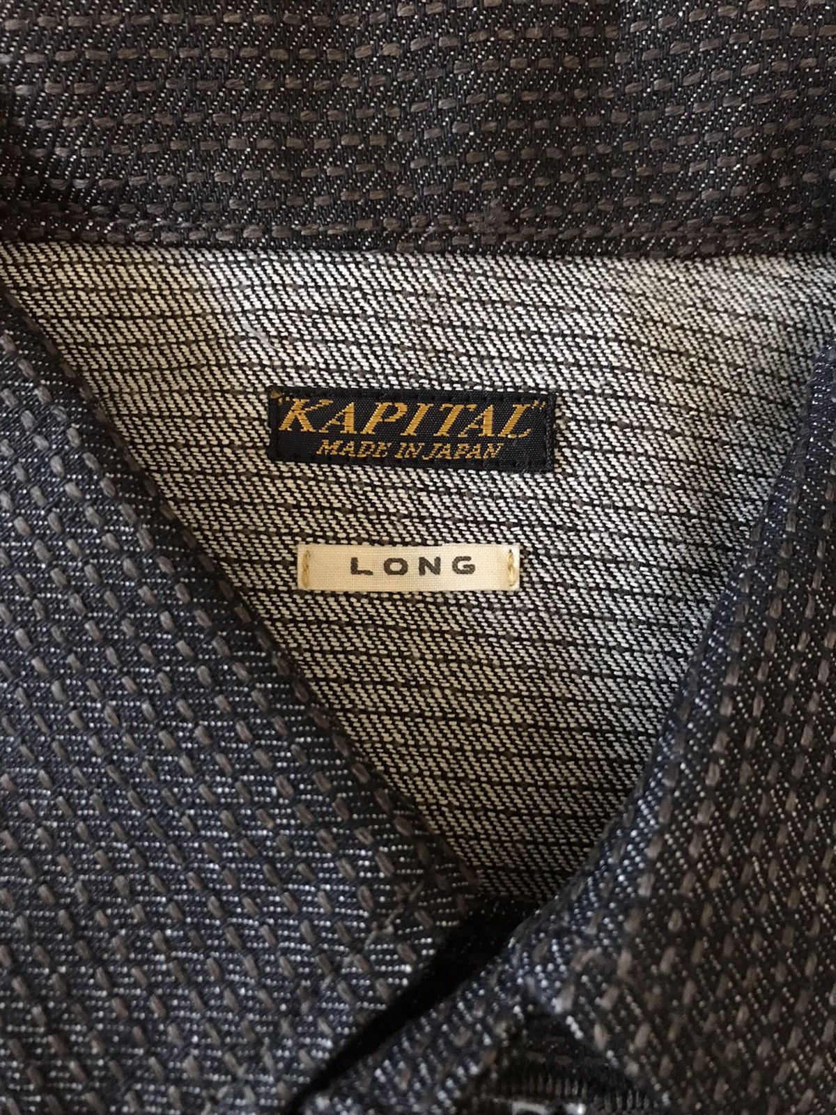 Kapital × Kapital Kountry KAPITAL “MUD DYE” CENTURY DENIM NO.9 WESTERNER LONG N9S Size US XL / EU 56 / 4 - 9 Thumbnail