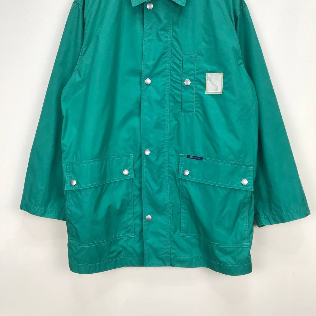 Designer × Other Elle Homme Paris Nylon Windbreaker zipper long jacket Size US M / EU 48-50 / 2 - 2 Thumbnail