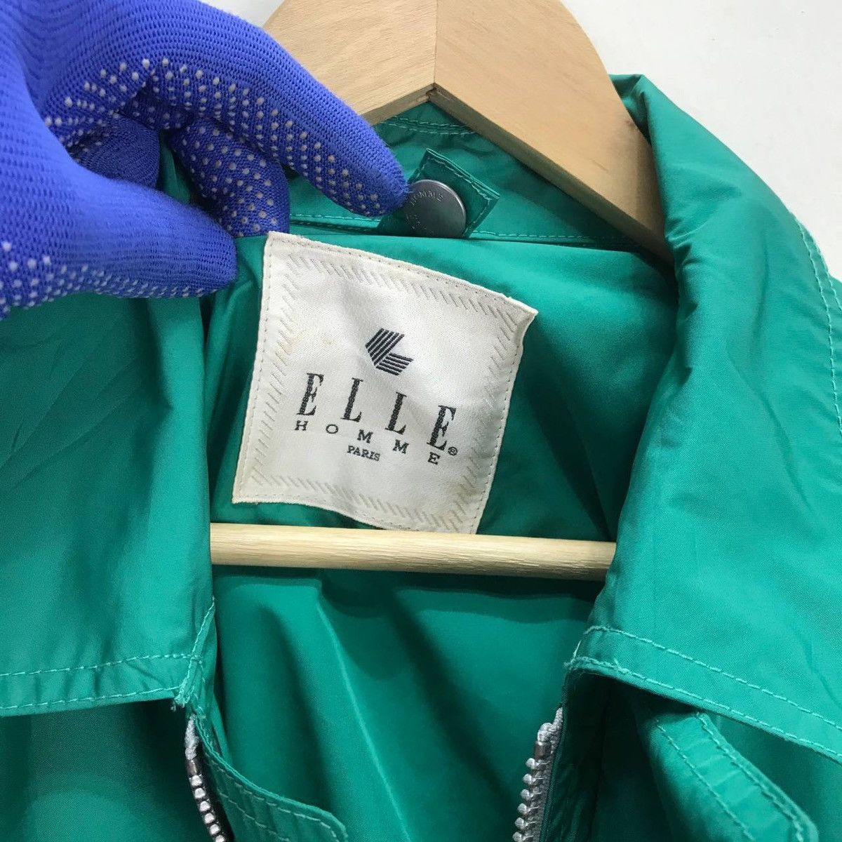 Designer × Other Elle Homme Paris Nylon Windbreaker zipper long jacket Size US M / EU 48-50 / 2 - 11 Thumbnail