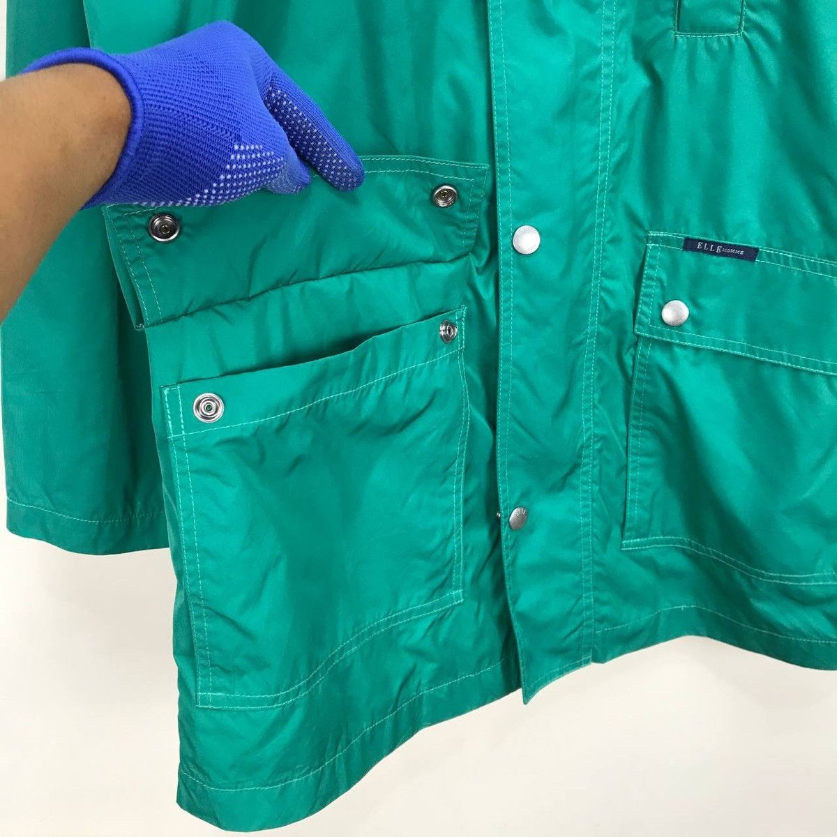 Designer × Other Elle Homme Paris Nylon Windbreaker zipper long jacket Size US M / EU 48-50 / 2 - 5 Thumbnail