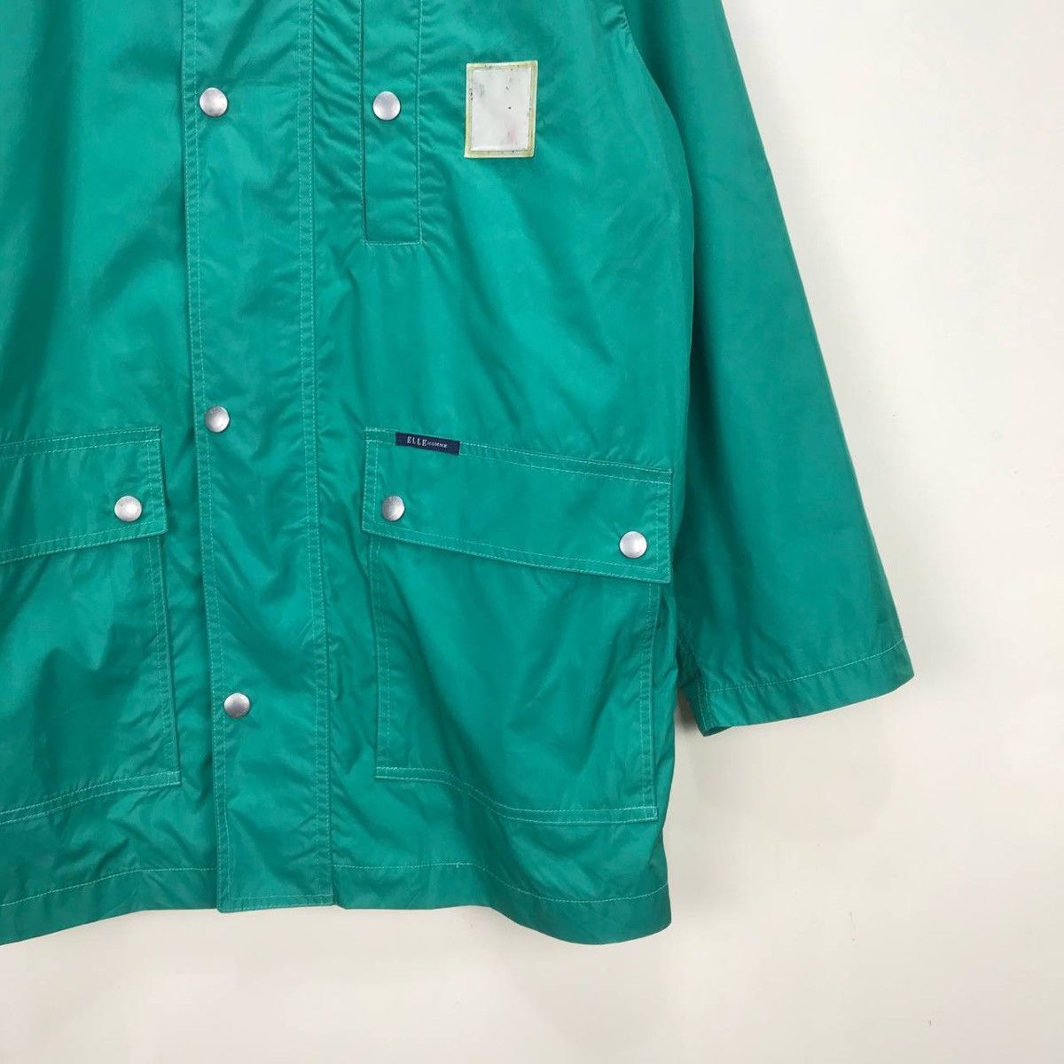 Designer × Other Elle Homme Paris Nylon Windbreaker zipper long jacket Size US M / EU 48-50 / 2 - 4 Thumbnail