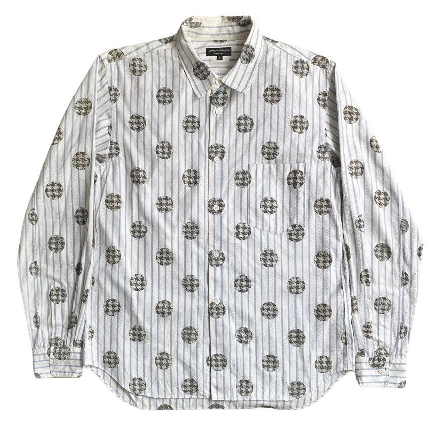 Comme des Garcons Fall 10 Runway Strips Polka Dot Shirt Size US S / EU 44-46 / 1 - 2 Thumbnail
