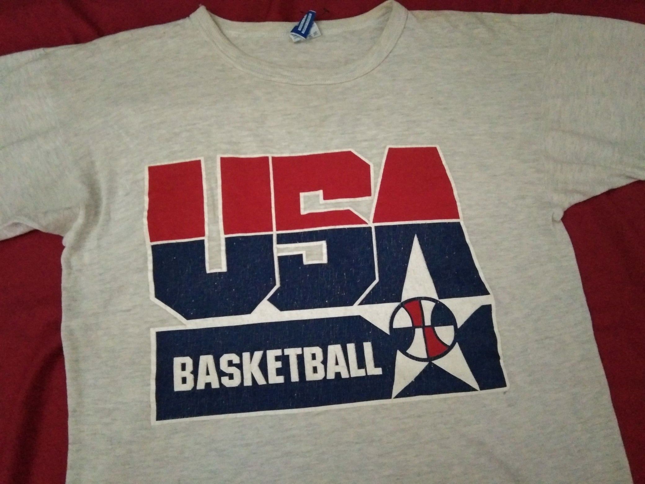 RARE Vtg 90s Champion NBA USA Dream Team Basketball Olympic