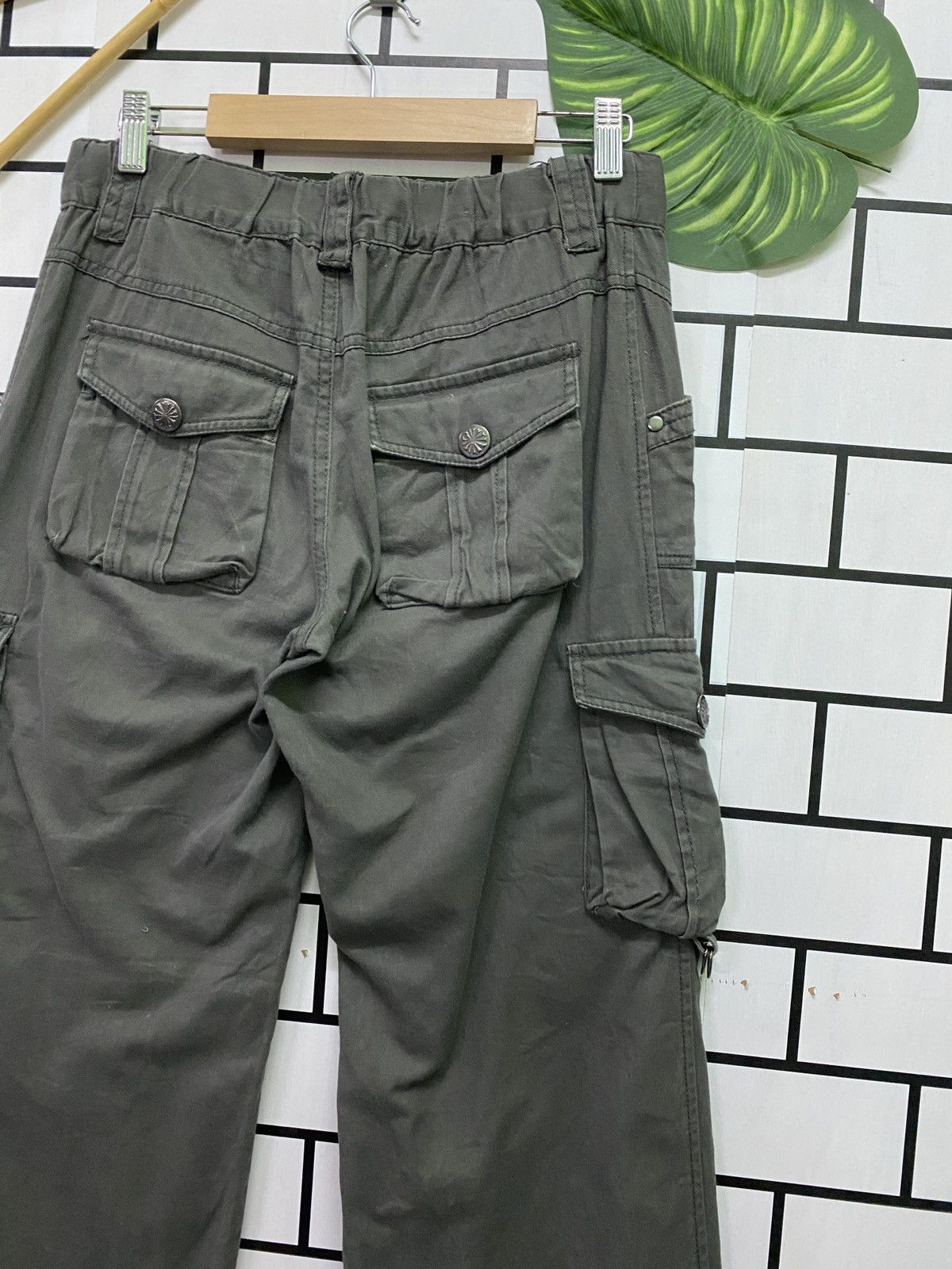 Japanese Brand × Other Unknown Cargo Japanese Tactical MultiPocket Parachute Pants Size 28" / US 6 / IT 42 - 13 Thumbnail