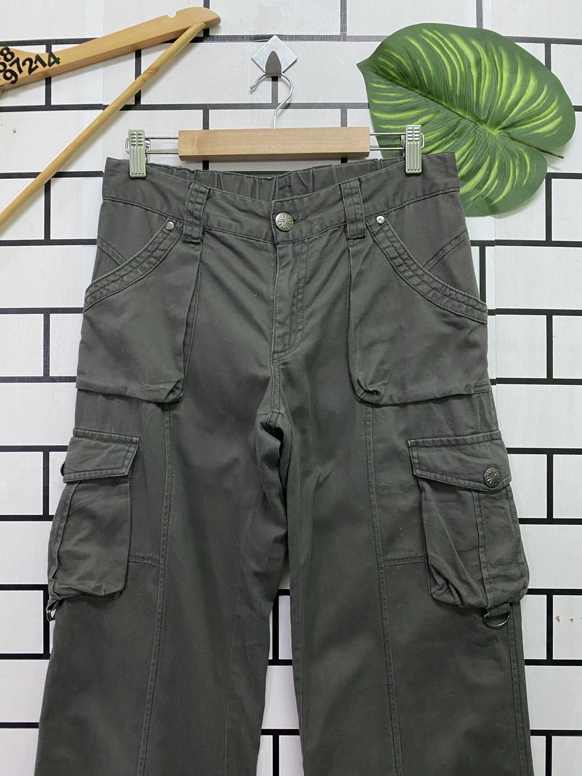 Japanese Brand × Other Unknown Cargo Japanese Tactical MultiPocket Parachute Pants Size 28" / US 6 / IT 42 - 3 Thumbnail