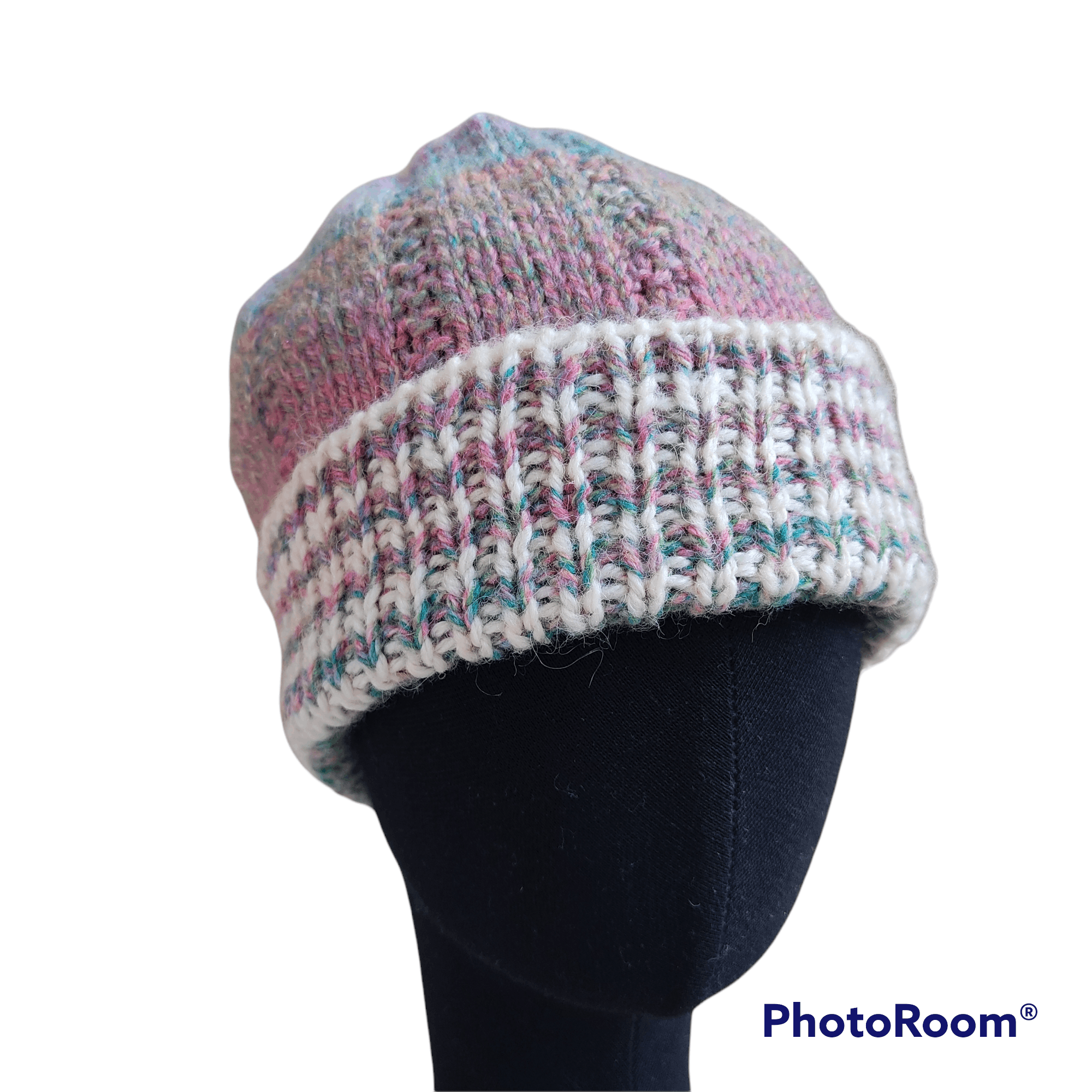 Cross Colours Multicolor Beanie Hat Knitted Size ONE SIZE - 2 Thumbnail