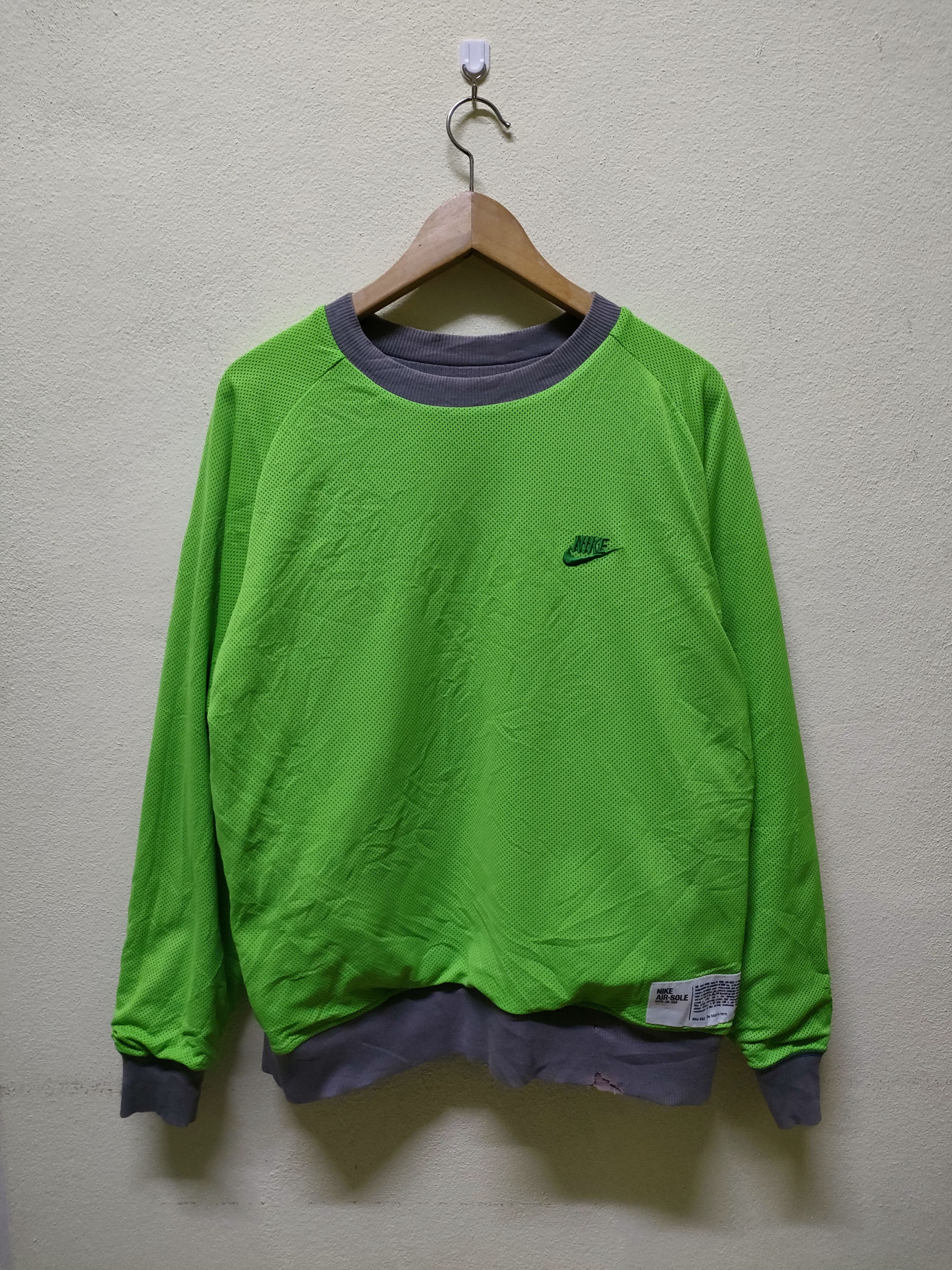 Nike Nike Air Sole Reversible Sweatshirt Size US L / EU 52-54 / 3 - 2 Thumbnail
