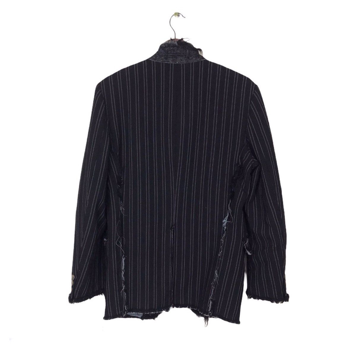 Pierre Balmain Balmain Trashed Distressed coat jacket slim fit Size US M / EU 48-50 / 2 - 7 Thumbnail