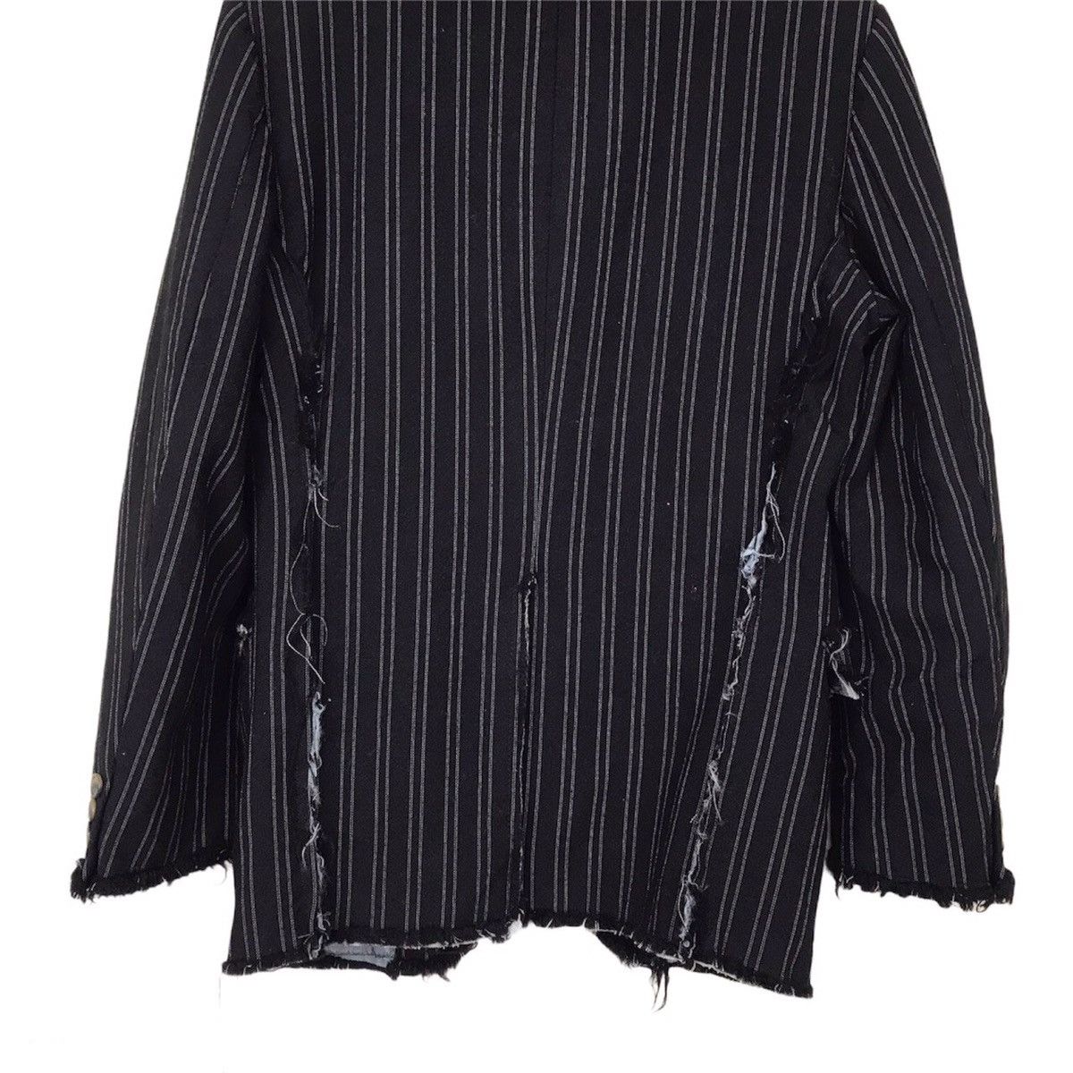 Pierre Balmain Balmain Trashed Distressed coat jacket slim fit Size US M / EU 48-50 / 2 - 8 Thumbnail