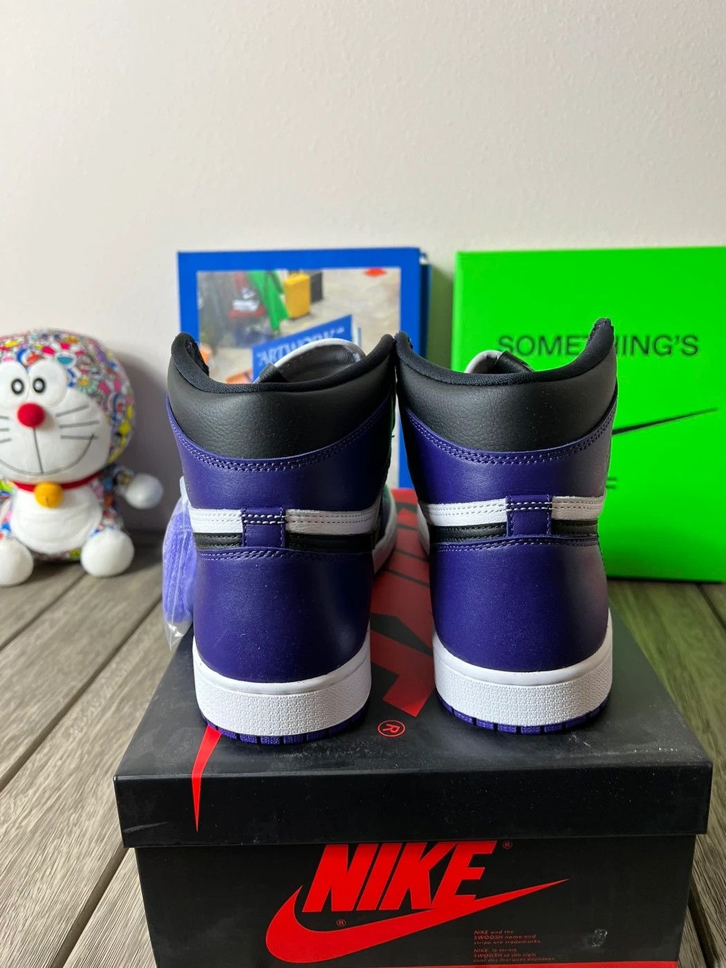 Jordan Brand Air Jordan 1 Retro High OG Court Purple Size US 11 / EU 44 - 6 Thumbnail