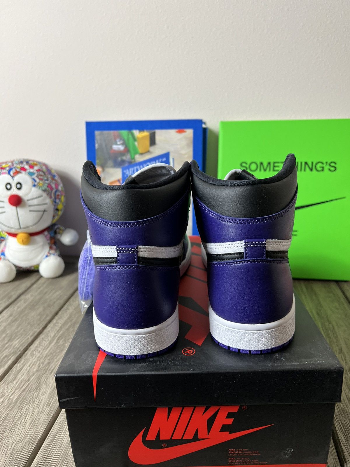 Jordan Brand Air Jordan 1 Retro High OG Court Purple Size US 8 / EU 41 - 6 Thumbnail