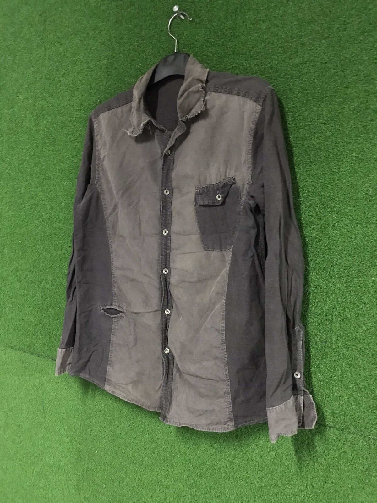 Japanese Brand (C) Button-Up Shirt – Minimalist Streetwear Essential Size US M / EU 48-50 / 2 - 2 Thumbnail