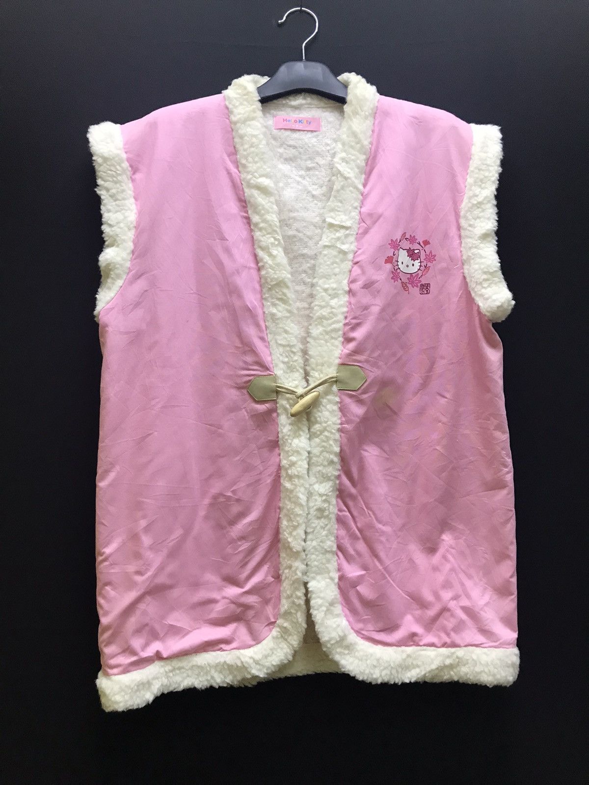 Japanese Brand Hello Kitty Fleece Vest – Cute & Cozy Streetwear Piece! Size US L / EU 52-54 / 3 - 2 Thumbnail