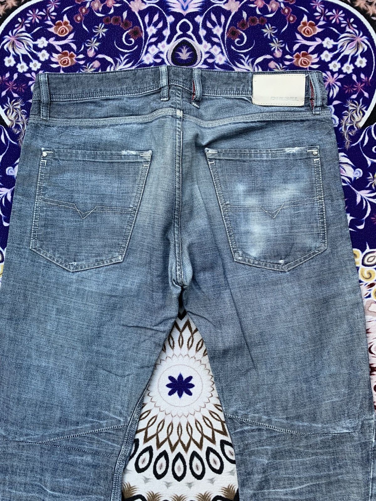Diesel × Vintage Diesel Distressed Denim Size US 36 / EU 52 - 7 Thumbnail