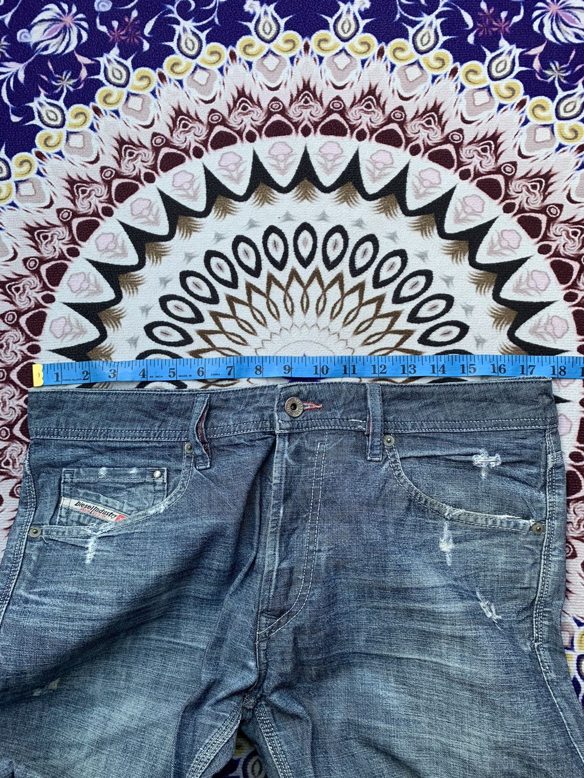 Diesel × Vintage Diesel Distressed Denim Size US 36 / EU 52 - 9 Thumbnail