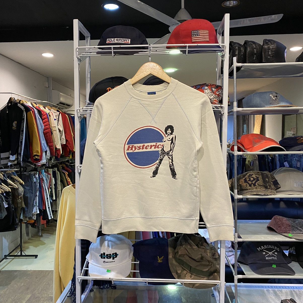 Hysteric Glamour VINTAGE‼️Hysteric Glamour Printed Naked Girl Sweatshirt Size S / US 4 / IT 40 - 1 Thumbnail