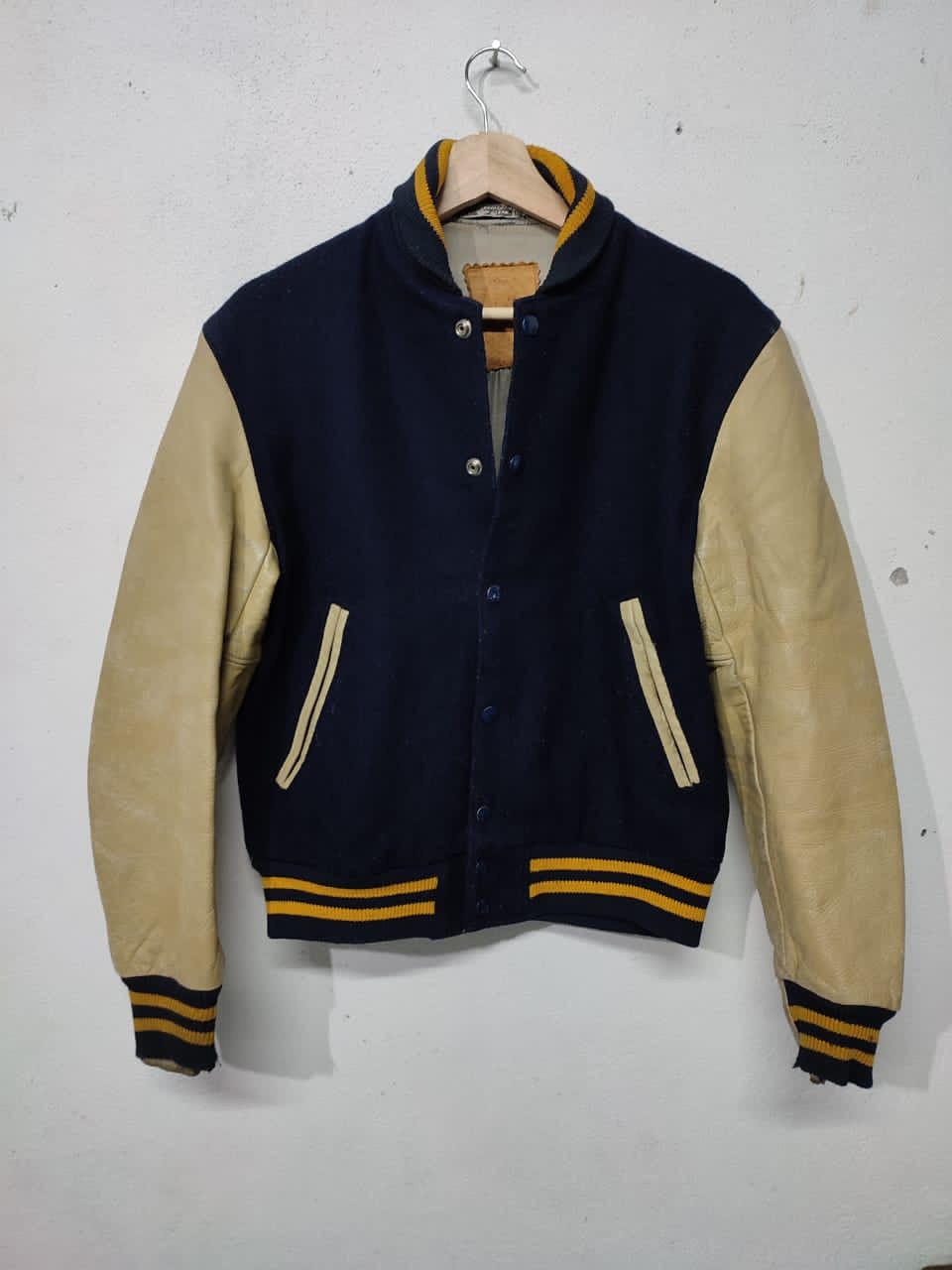 Vintage 💥VINTAGE GOLDEN BEAR VARSITY JACKET MADE IN USA Size US M / EU 48-50 / 2 - 1 Thumbnail