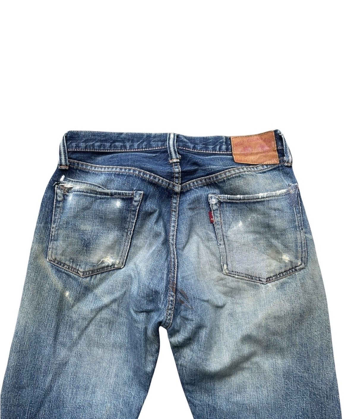 Full Count & Co. Vintage Full COUNT Japan Selvedge Distressed & Rework Denim Size US 29 - 14 Thumbnail