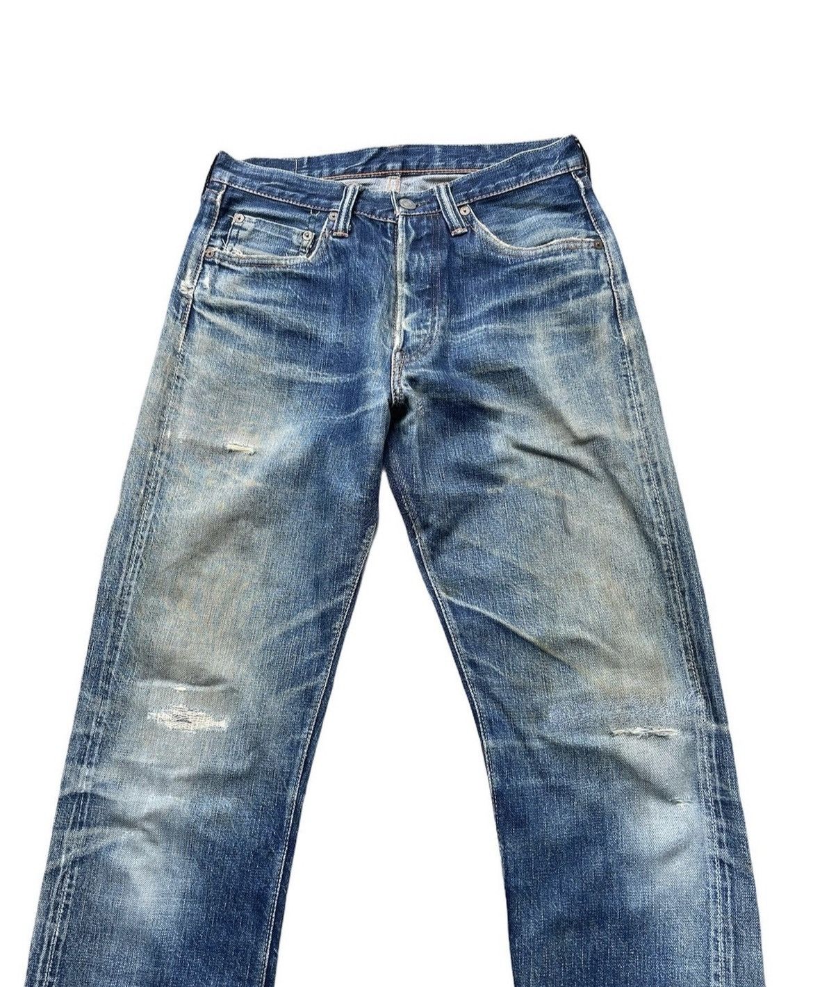 Full Count & Co. Vintage Full COUNT Japan Selvedge Distressed & Rework Denim Size US 29 - 6 Thumbnail