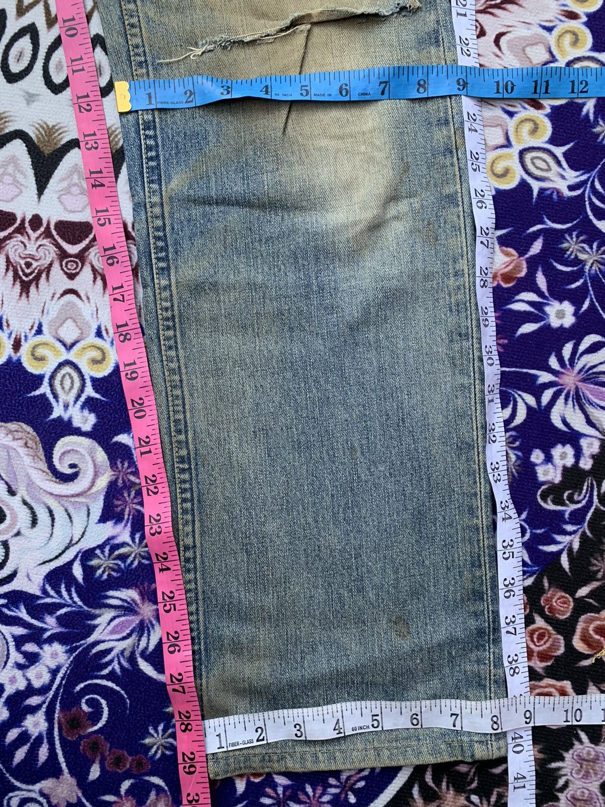 Levi's Vintage Clothing Vintage Levis 502 Distressed Denim Size US 30 / EU 46 - 16 Thumbnail