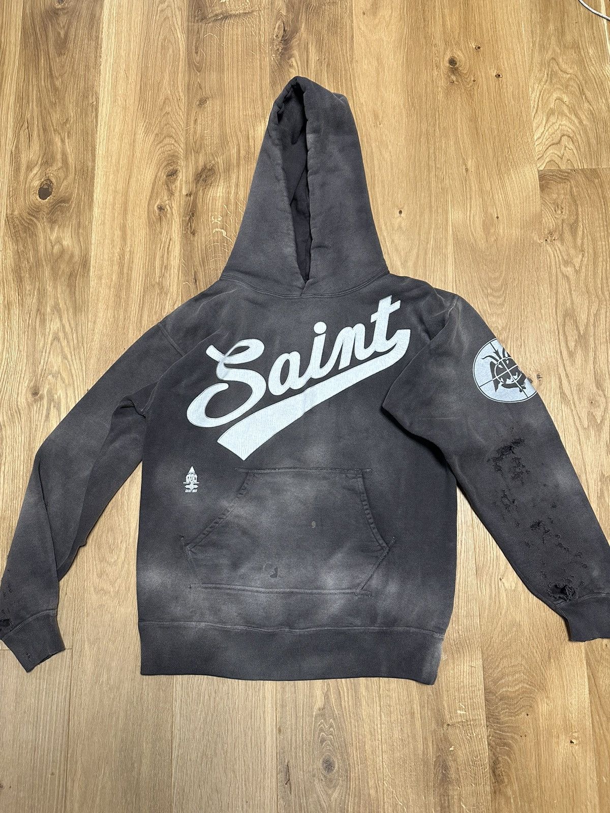 Saint Michael Target distressed hoodie
