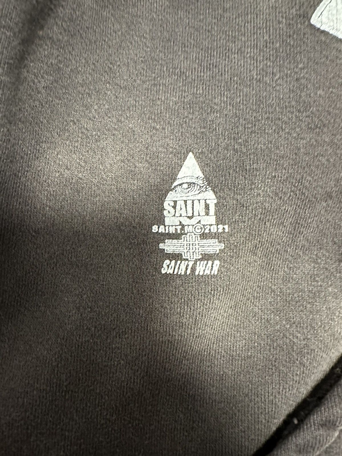 Saint Michael Target distressed hoodie