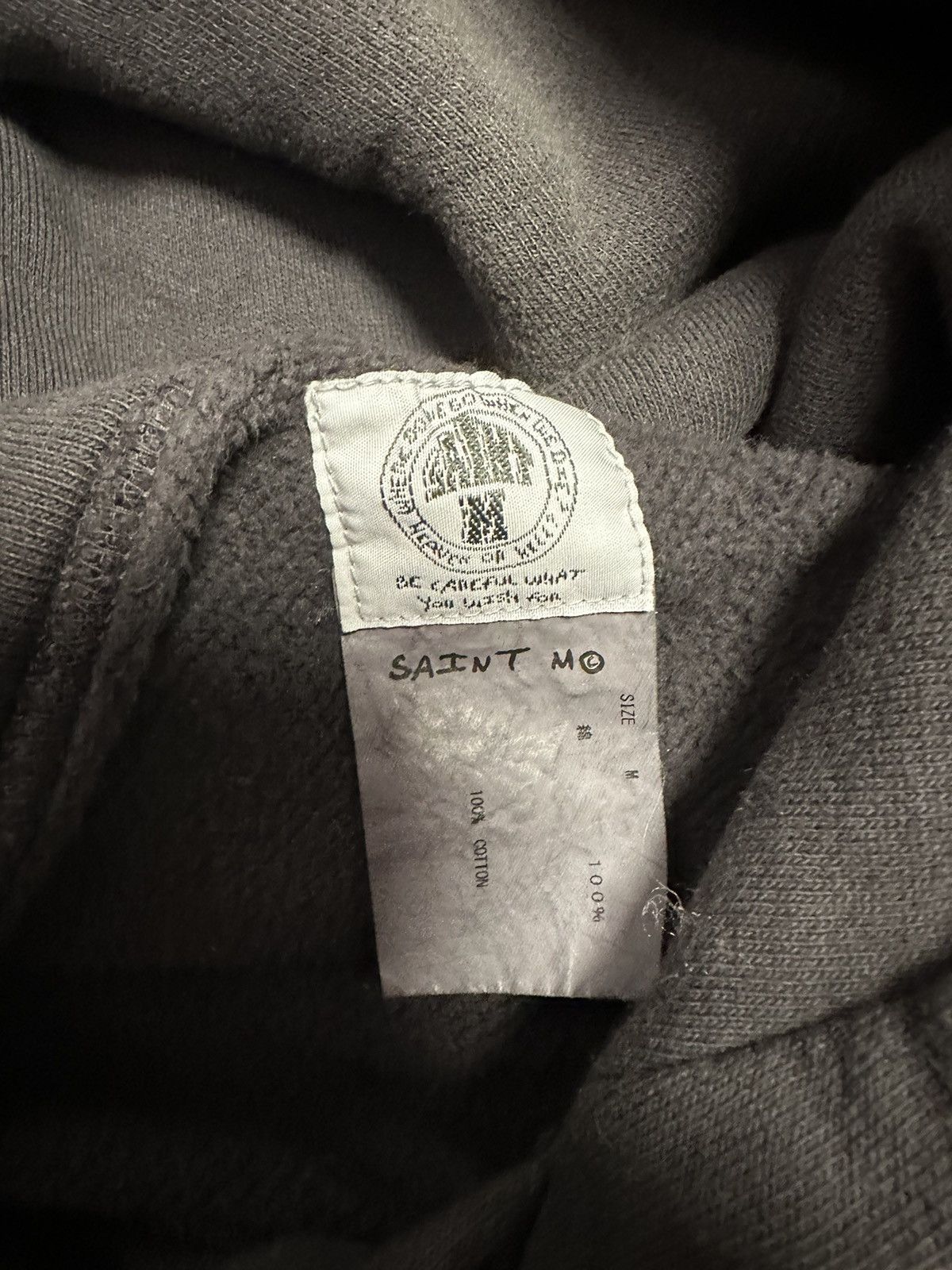 Saint Michael Target distressed hoodie