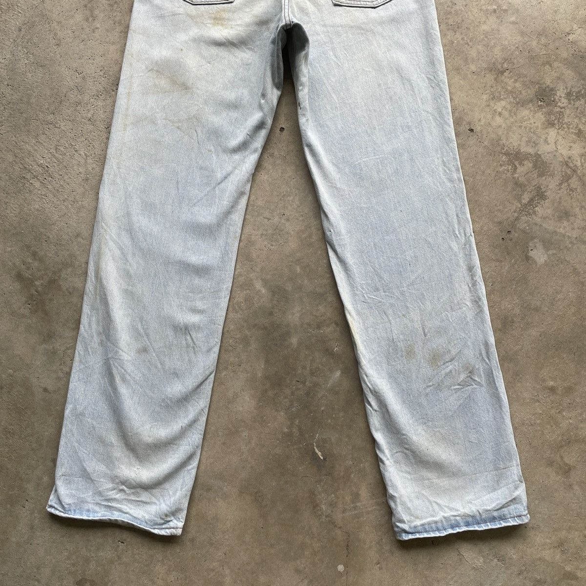 Japanese Brand Vintage Big John Sun Faded Denim Jeans Pants THRASHED Size US 29 - 13 Thumbnail