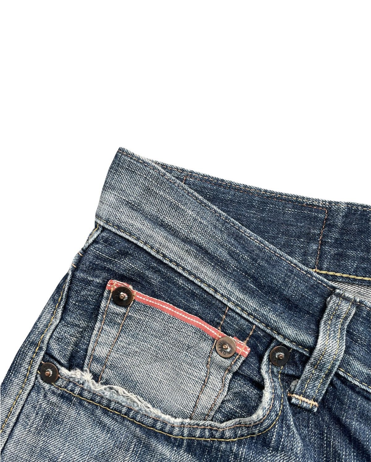 Edwin × If Six Was Nine Vintage Edwin 503V Aging Wash Selvedge Distressed Size US 33 - 7 Thumbnail
