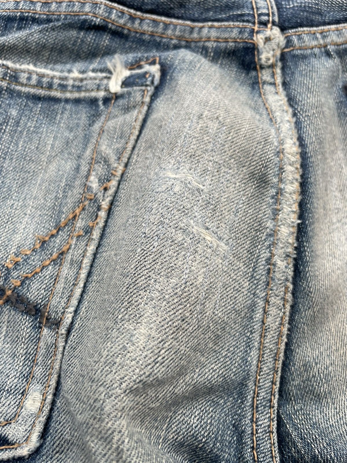 Edwin × If Six Was Nine Vintage Edwin 503V Aging Wash Selvedge Distressed Size US 33 - 16 Thumbnail