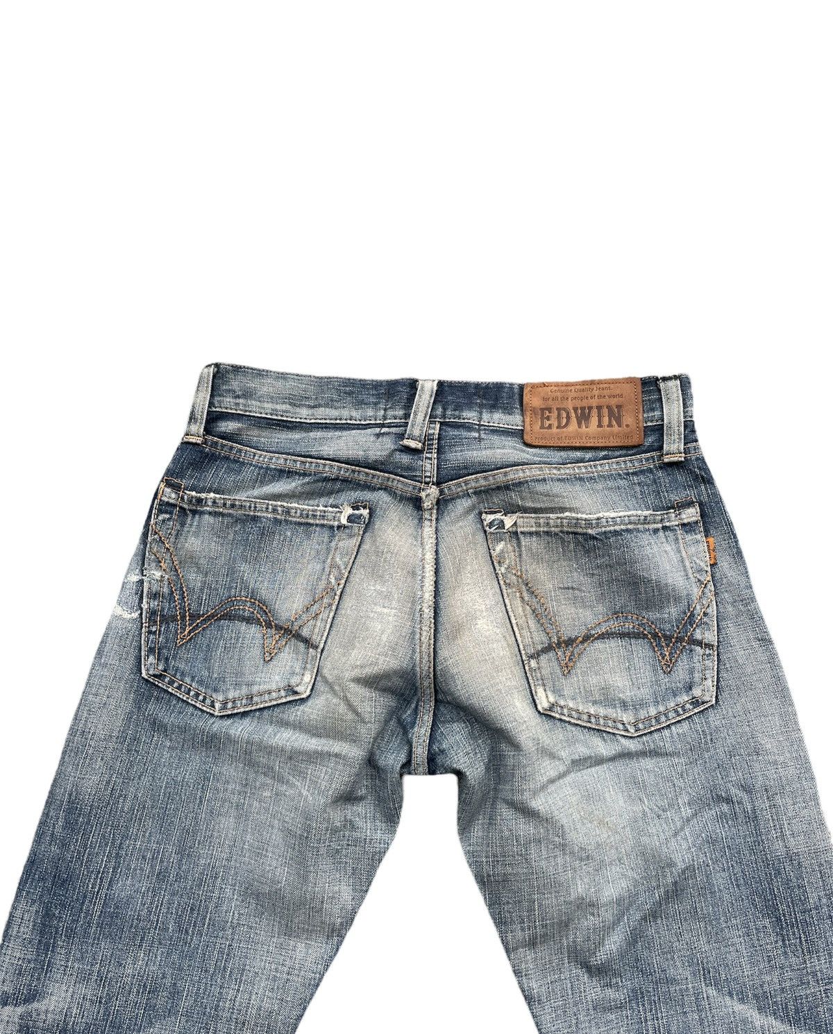 Edwin × If Six Was Nine Vintage Edwin 503V Aging Wash Selvedge Distressed Size US 33 - 10 Thumbnail