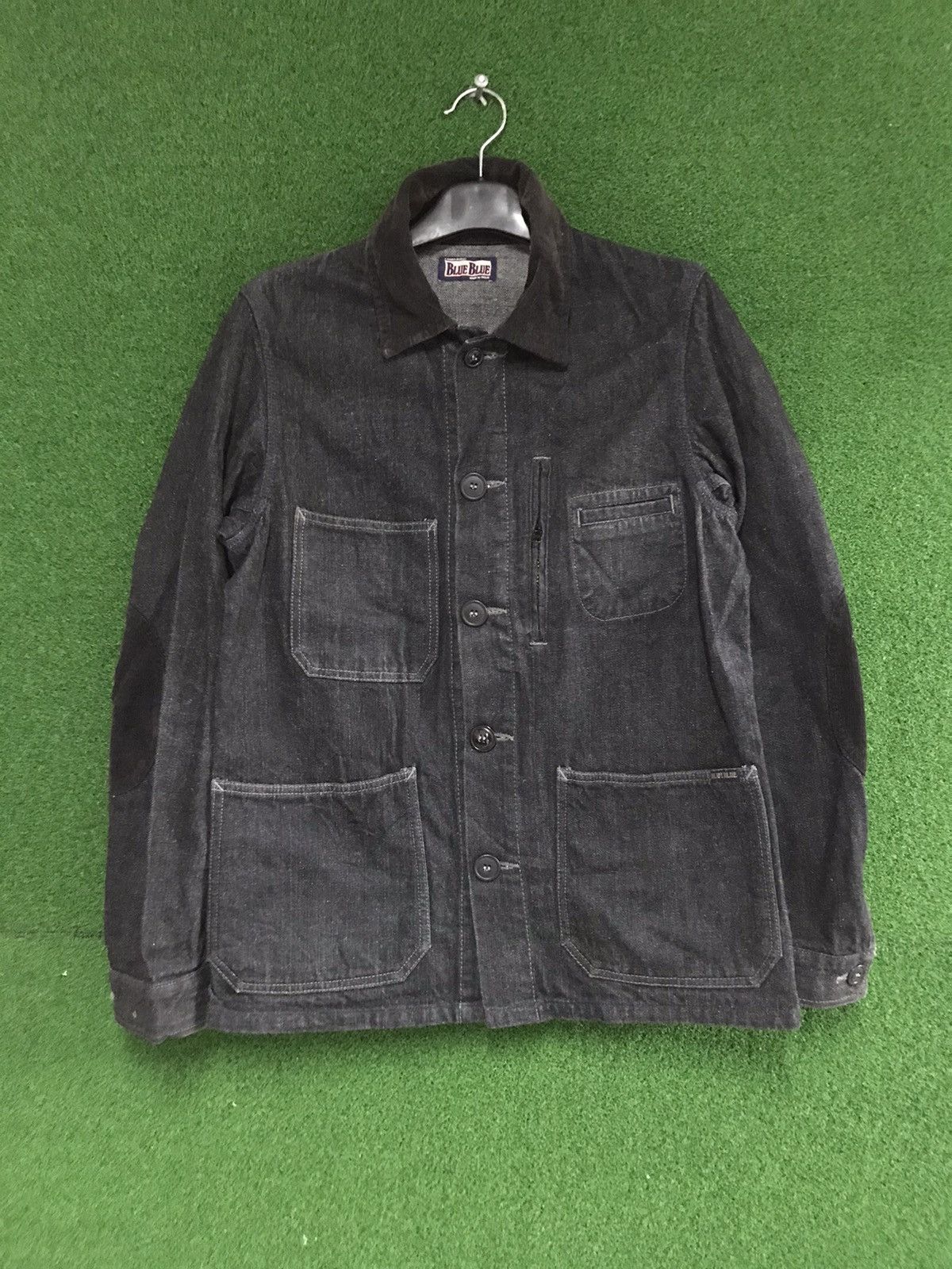Blue Blue Japan 🔥 Rare Blue Blue Japan Selvedge Denim Jacket – Made in Japan Size US M / EU 48-50 / 2 - 1 Thumbnail