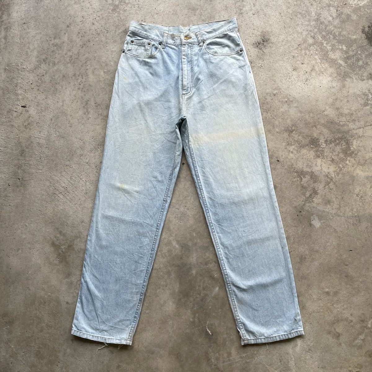 Japanese Brand Vintage Painters Denim Faded Jeans Pants W30x29.5 Size US 30 / EU 46 - 1 Thumbnail