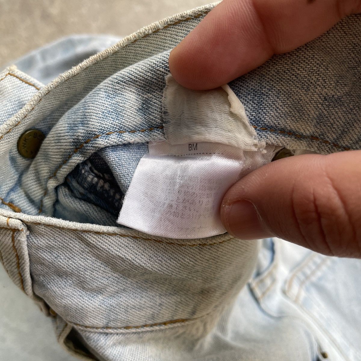 Japanese Brand Vintage Painters Denim Faded Jeans Pants W30x29.5 Size US 30 / EU 46 - 7 Thumbnail