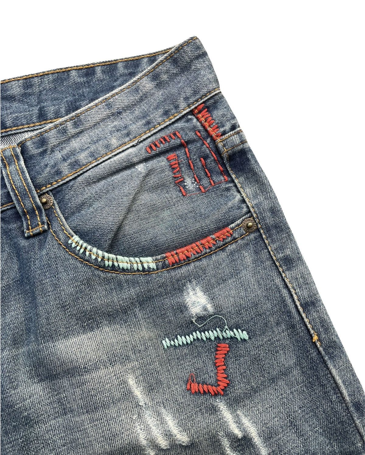 Dsquared2 Dsquared2 Custom Distressed Denim Size US 31 - 5 Thumbnail