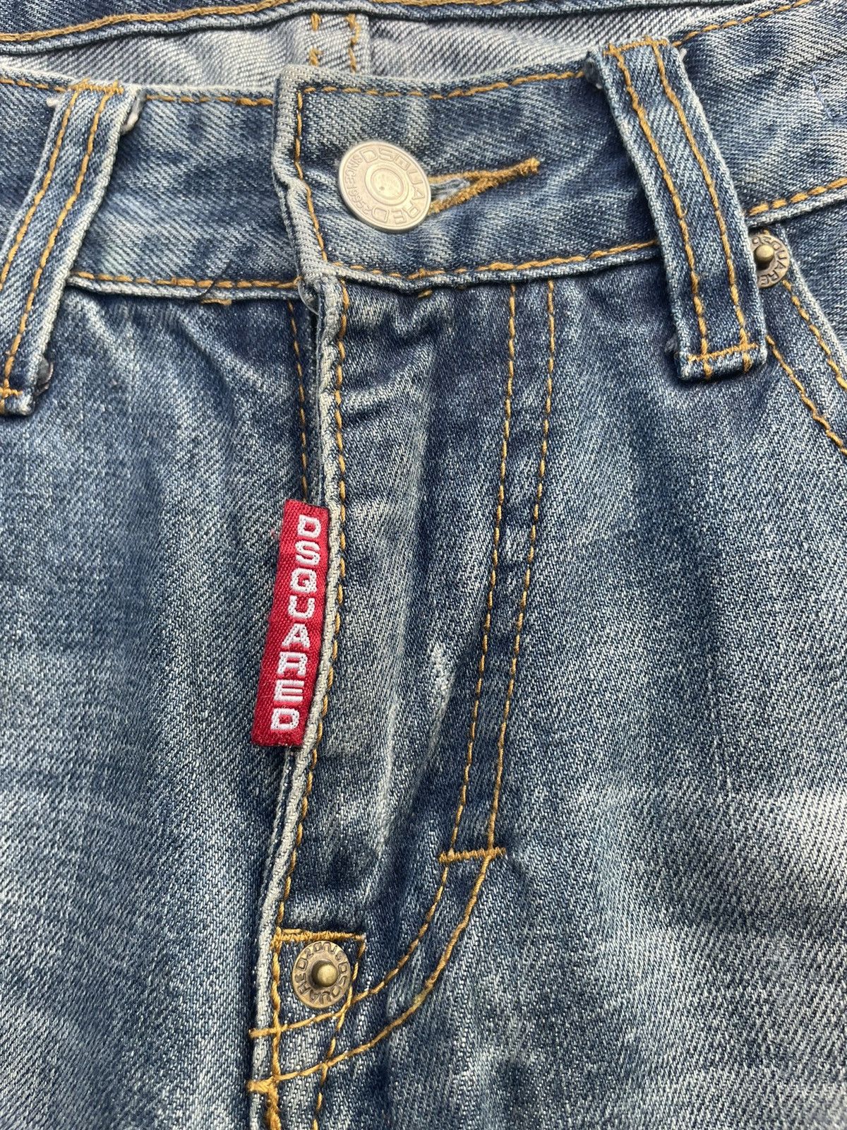Dsquared2 Dsquared2 Custom Distressed Denim Size US 31 - 16 Thumbnail